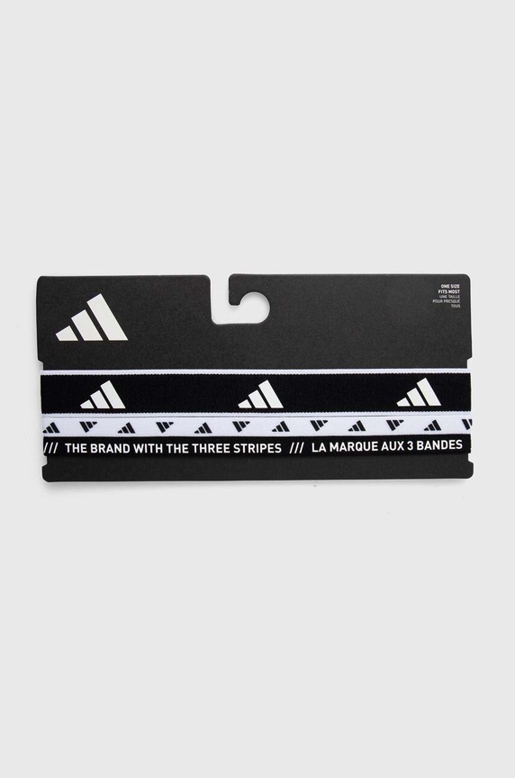 Čelenky adidas Performance 3-pak tréning čierna IA3031