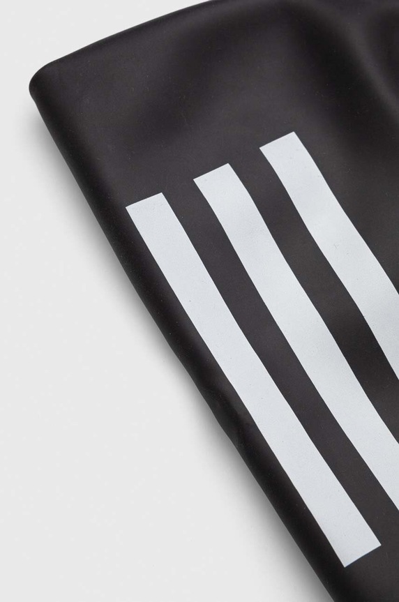 Plavecká čiapka adidas Performance 3-Stripes IA8306 čierna AW23