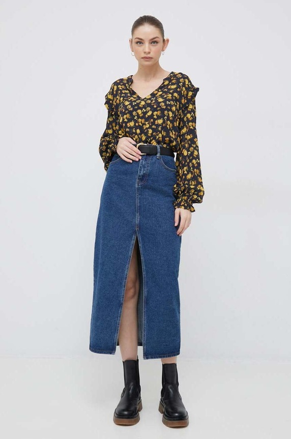 Bluza Tommy Hilfiger WW0WW37129.PPYX rumena SS23