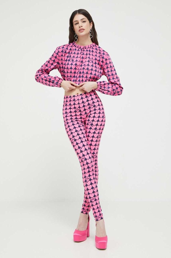Blúzka Love Moschino W.C.E70.00.S.3957 ružová SS23