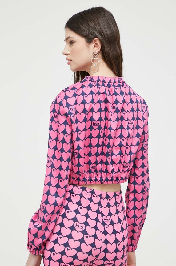 Oblečenie Blúzka Love Moschino W.C.E70.00.S.3957 ružová