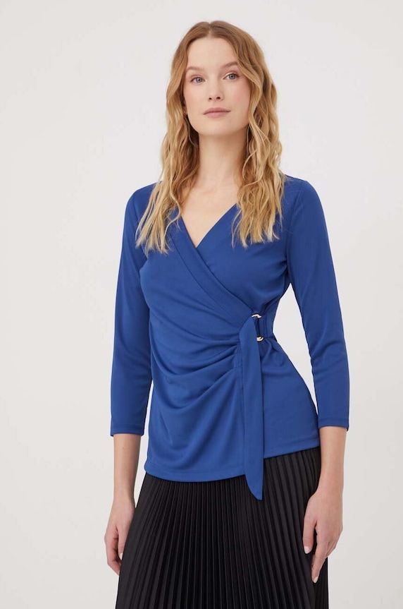 Lauren Ralph Lauren camicetta blu 200889081