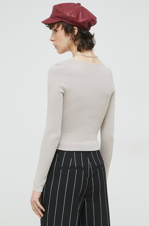 Oblečenie Sveter Abercrombie & Fitch KI150.3107.410 béžová