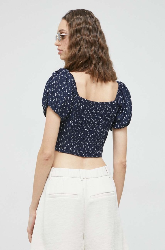Oblečení Top Hollister Co. KI340.3133.208 námořnická modř