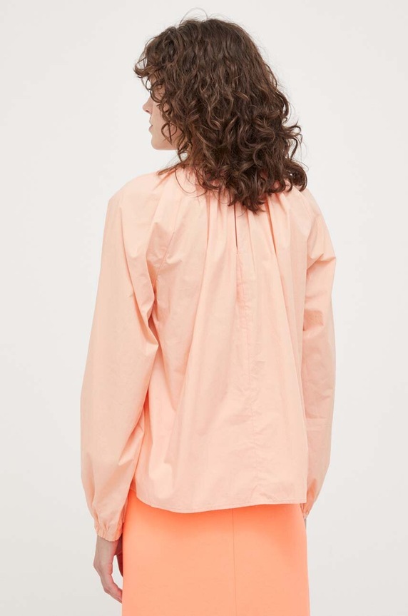 Îmbrăcăminte Drykorn bluza din bumbac 87495.124120.4800 portocaliu
