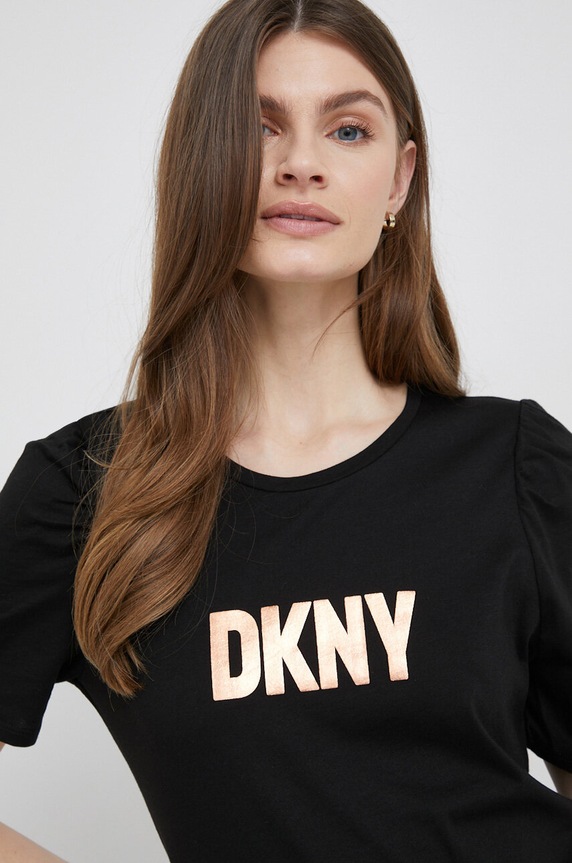 Dkny tricou negru P3AHSOQX