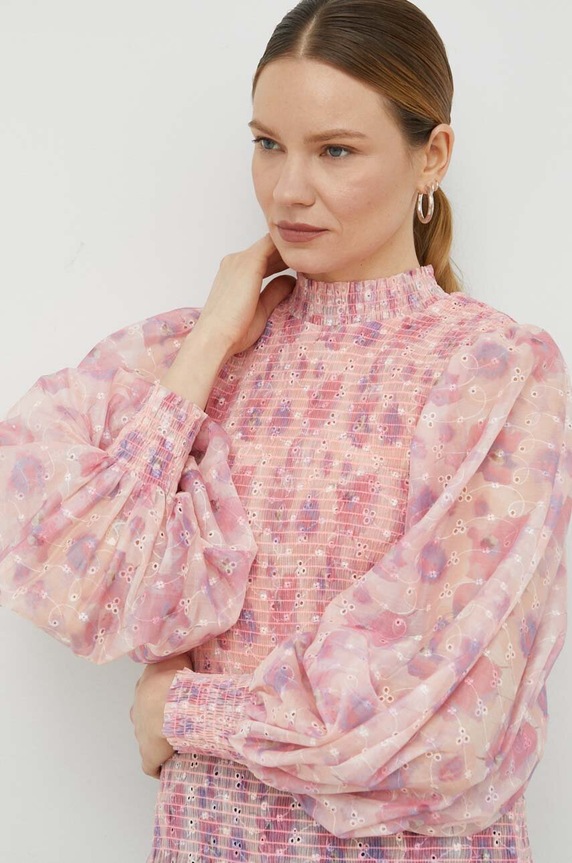 Bruuns Bazaar bluzka BBW3256 różowy