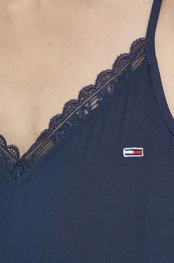 Tommy Jeans top DW0DW15198.PPYX granatowy