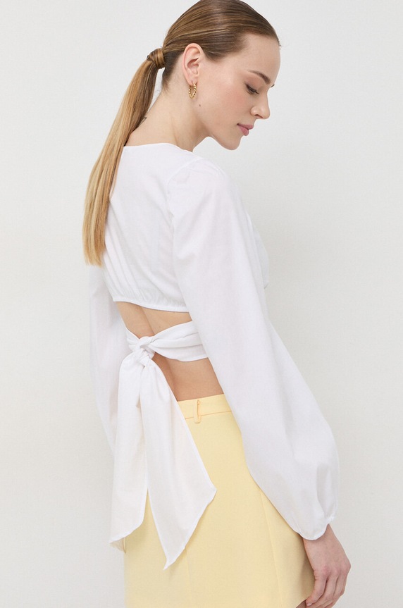 Patrizia Pepe felső hosszú fehér 2C1448.A23