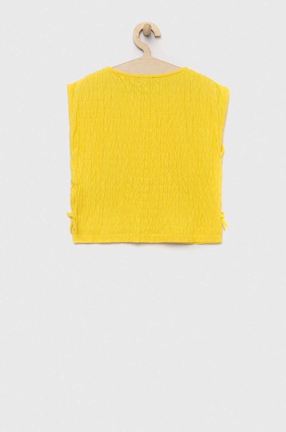 Μπλουζάκι United Colors of Benetton 33C0CH00X.G.SEASONAL κίτρινο SS23