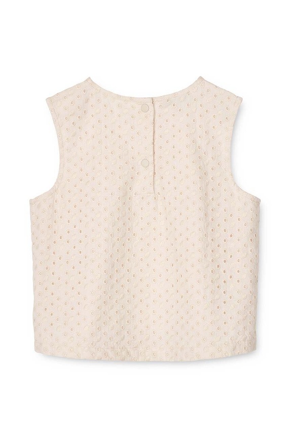 Liewood gyerek blúz pamutból LW17339 bézs SS23