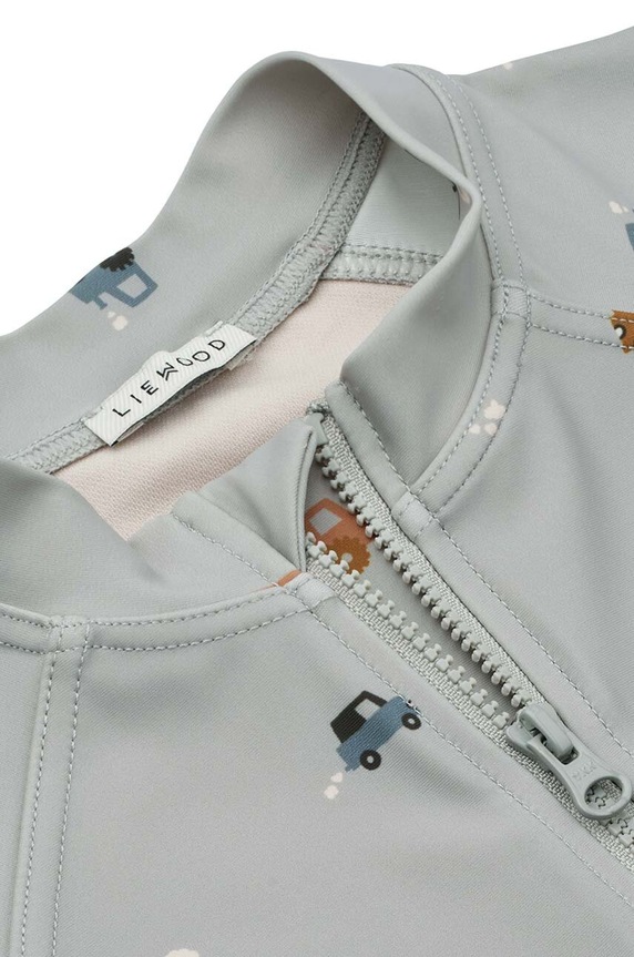 Kombinezon za kupanje - dječji kostim Liewood siva LW17602