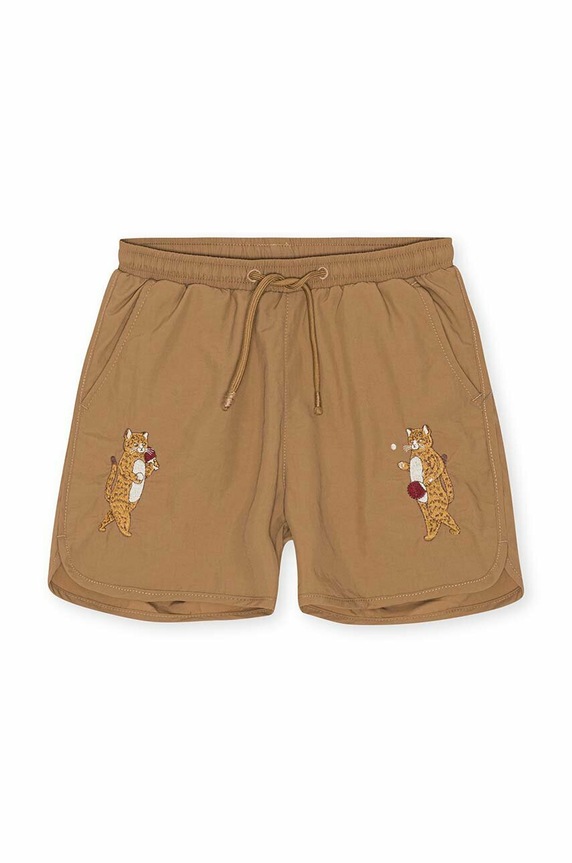 Konges Sløjd szorty kąpielowe dziecięce KS4615 brązowy SS23