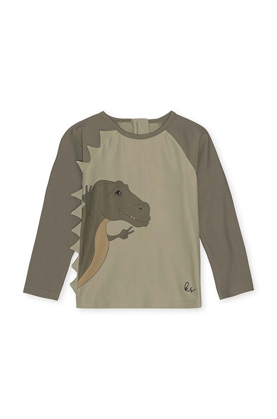 Konges Sløjd longsleeve kąpielowy dziecięcy Produkt niemowlęcy zielony KS4621