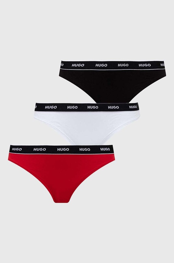 Tanga HUGO 3-pack tanga červená 50480150