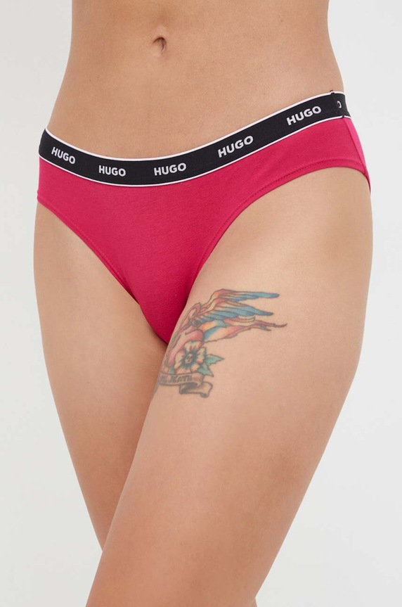 HUGO sutien 2-pack roz 50480158