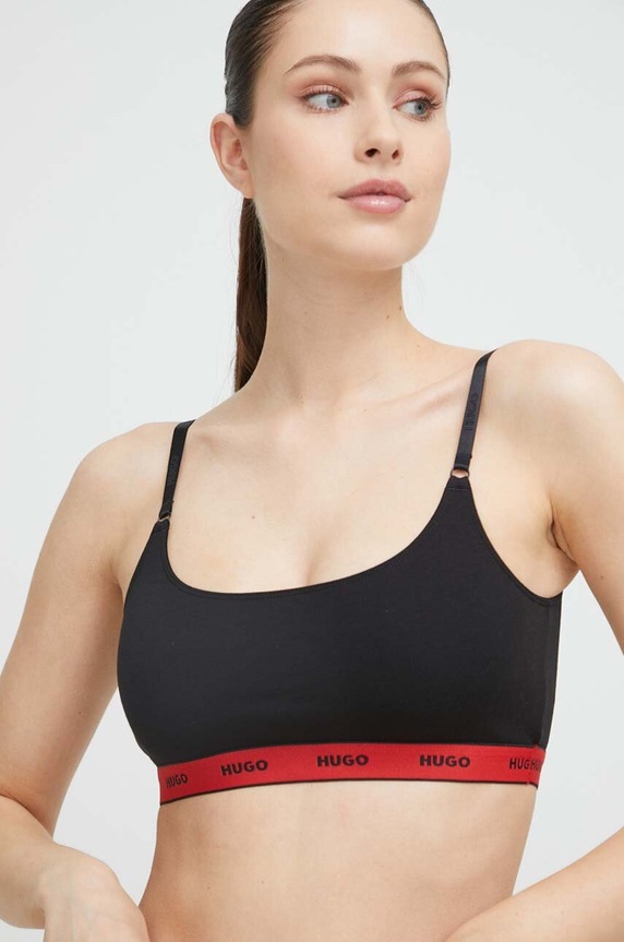 HUGO sutien 2-pack negru 50480158
