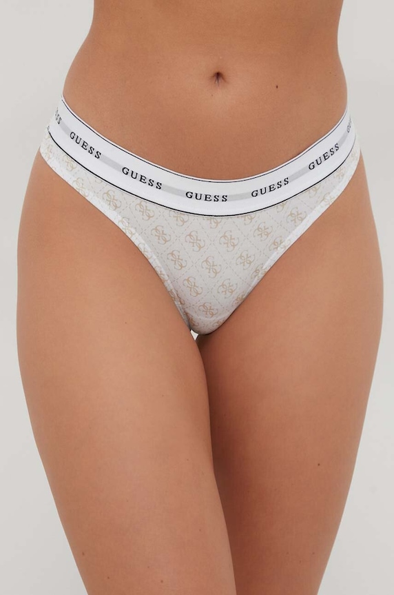 Guess tanga CARRIE mintás fehér O97E04.KBOE1