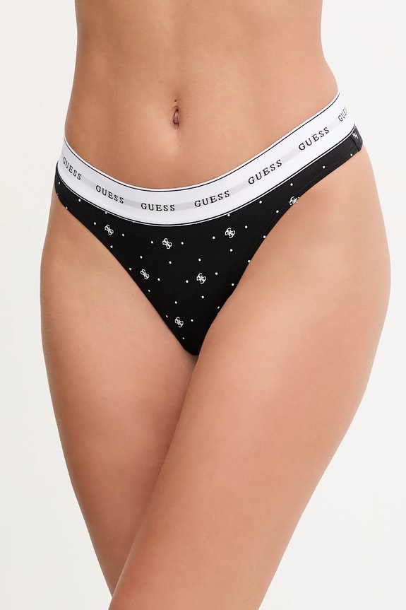 Στρινγκ Guess CARRIE μαύρο O97E04.KBOE1