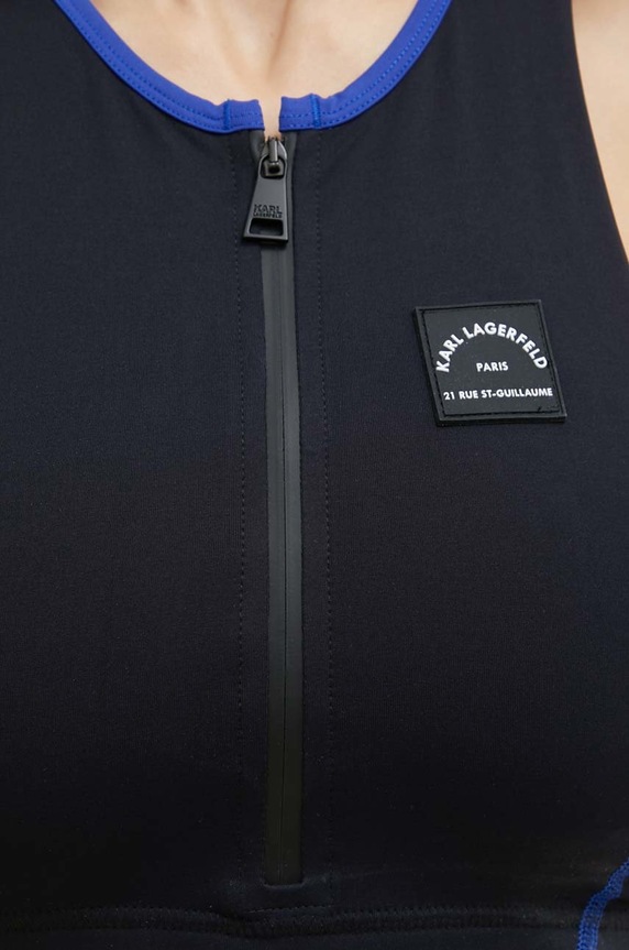 Karl Lagerfeld biustonosz kąpielowy 230W2217 czarny