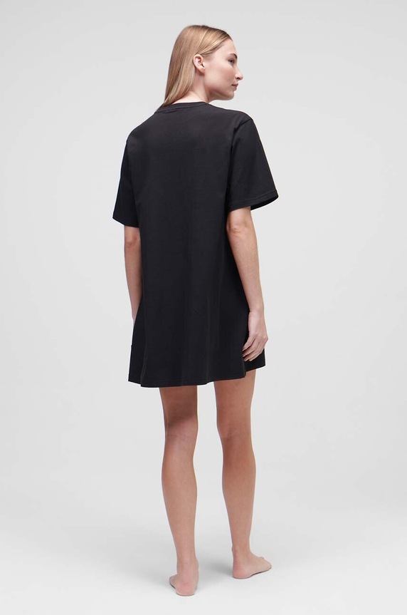 Karl Lagerfeld koszula piżamowa czarny 230W2114