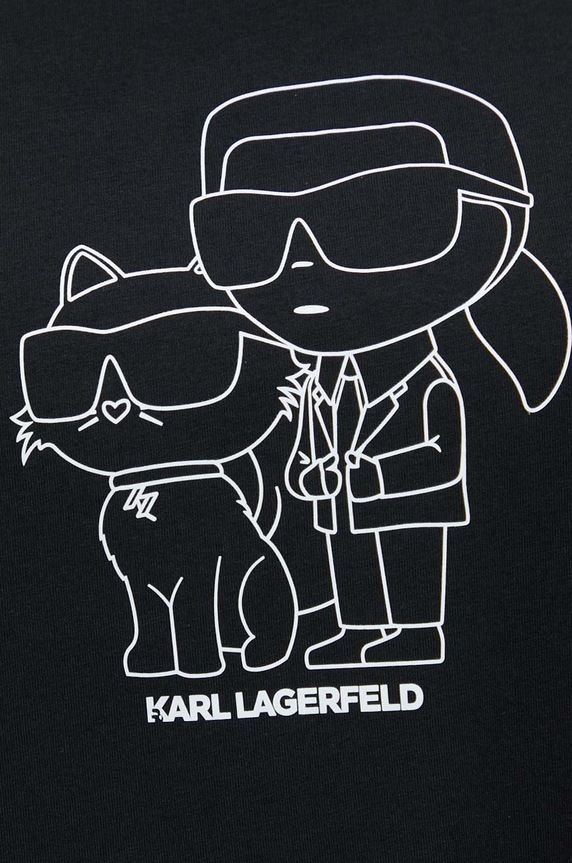 Karl Lagerfeld koszula piżamowa 230W2114 czarny