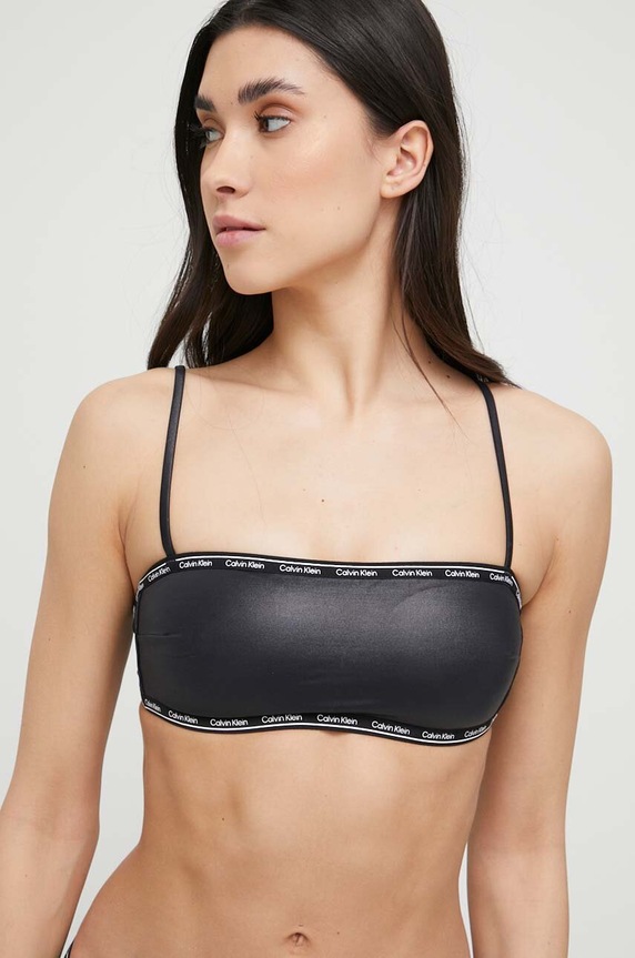 Odzież Calvin Klein biustonosz kąpielowy KW0KW01980.PPYX czarny