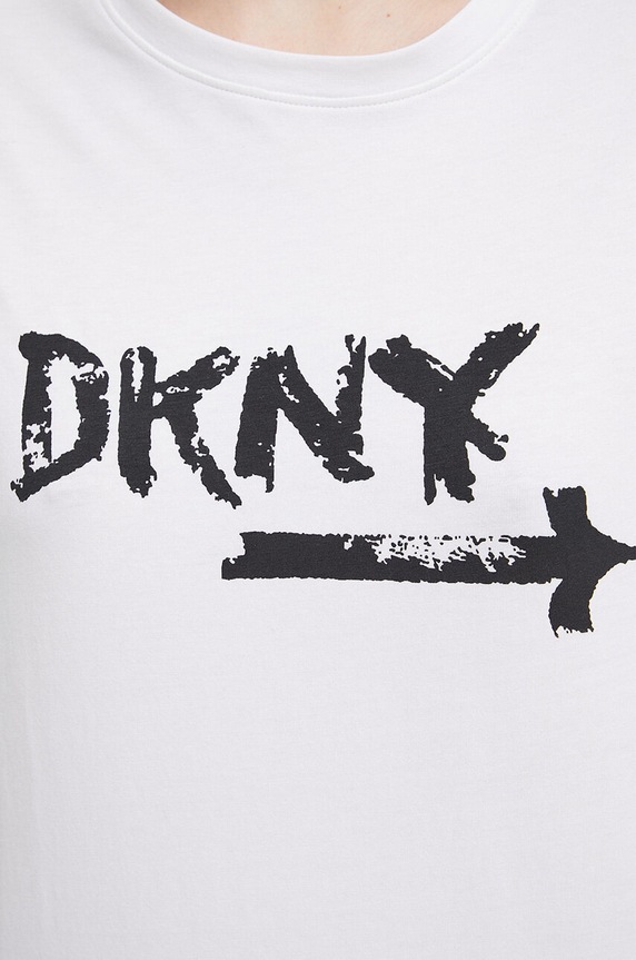 Μπλουζάκι πιτζάμας DKNY YI2422629 λευκό