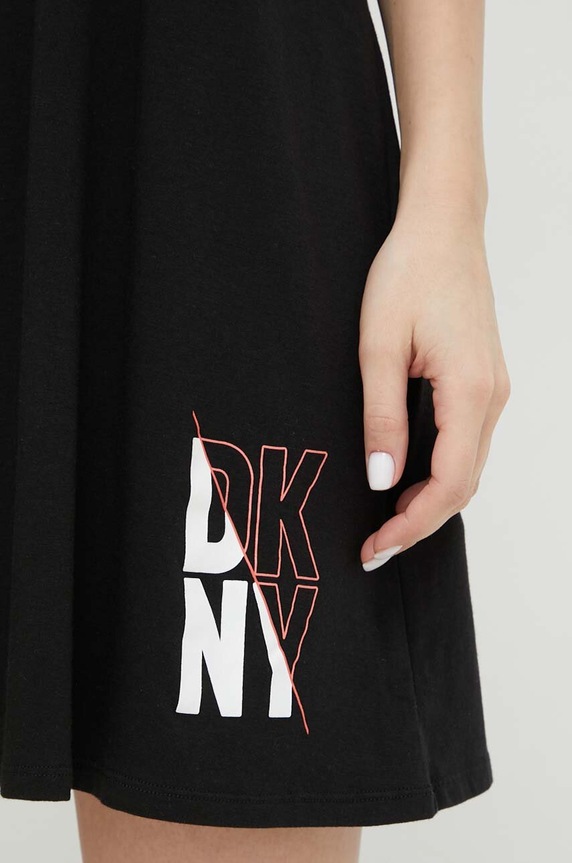 Πουκάμισο πιτζάμας DKNY YI2222635 μαύρο