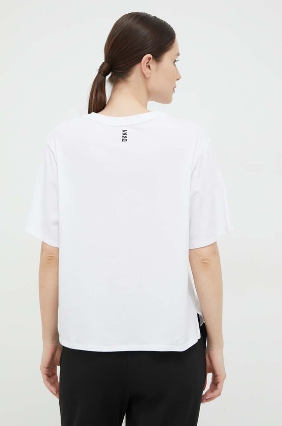 Îmbrăcăminte Dkny tricou de pijama YI2422635 alb