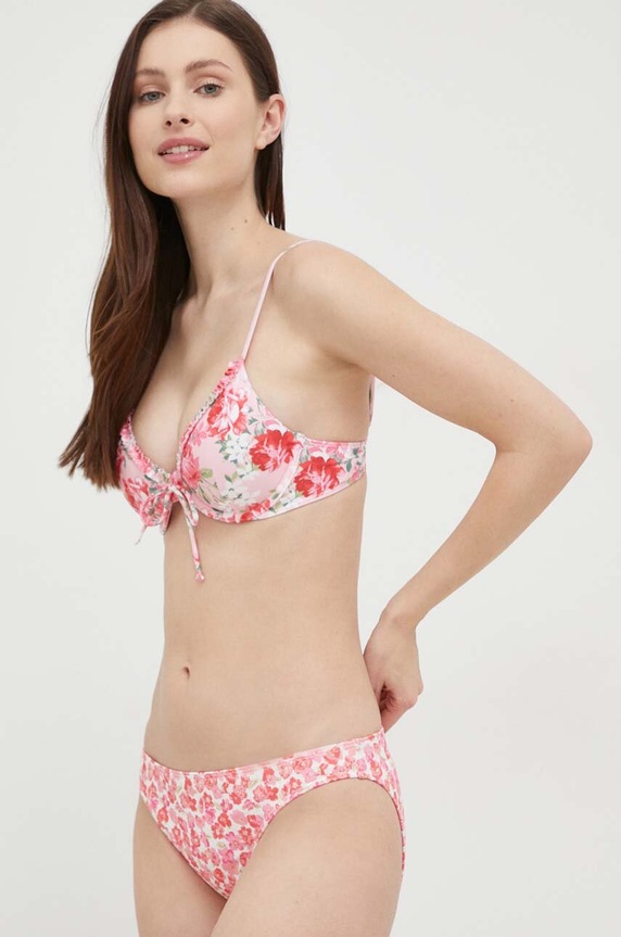 Hollister Co. bikini felső KI311.3139.608 rózsaszín SS23
