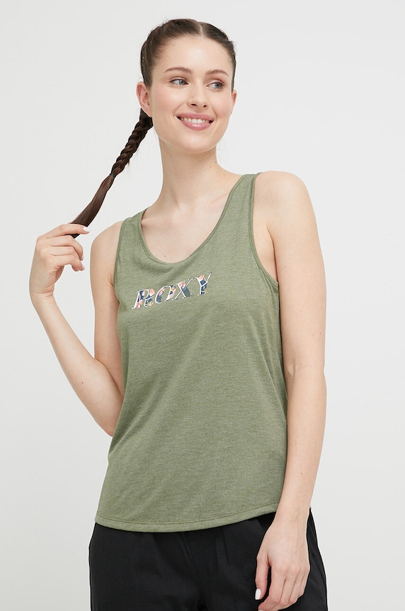 Roxy top dzianina zielony ERJZT05475