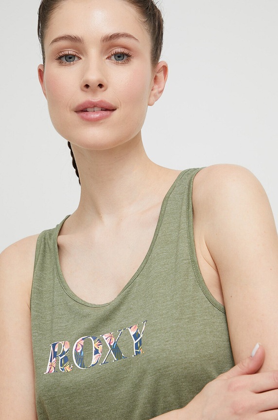 Roxy top zielony ERJZT05475