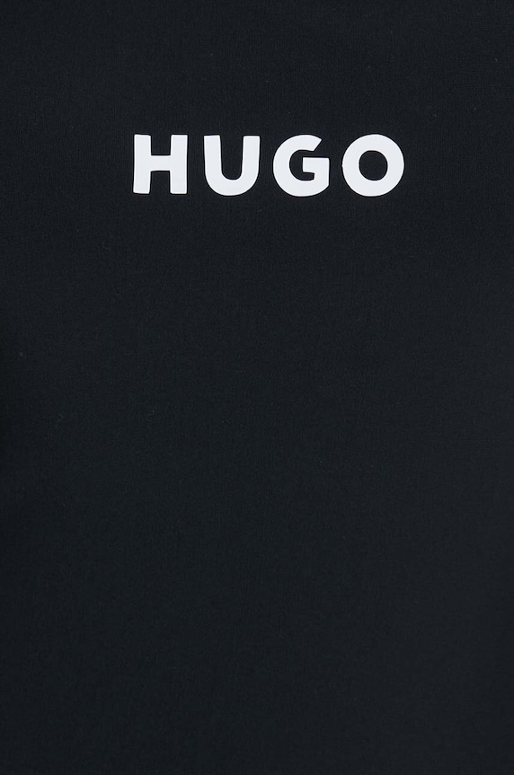 HUGO jednoczęściowy strój kąpielowy czarny 50492422