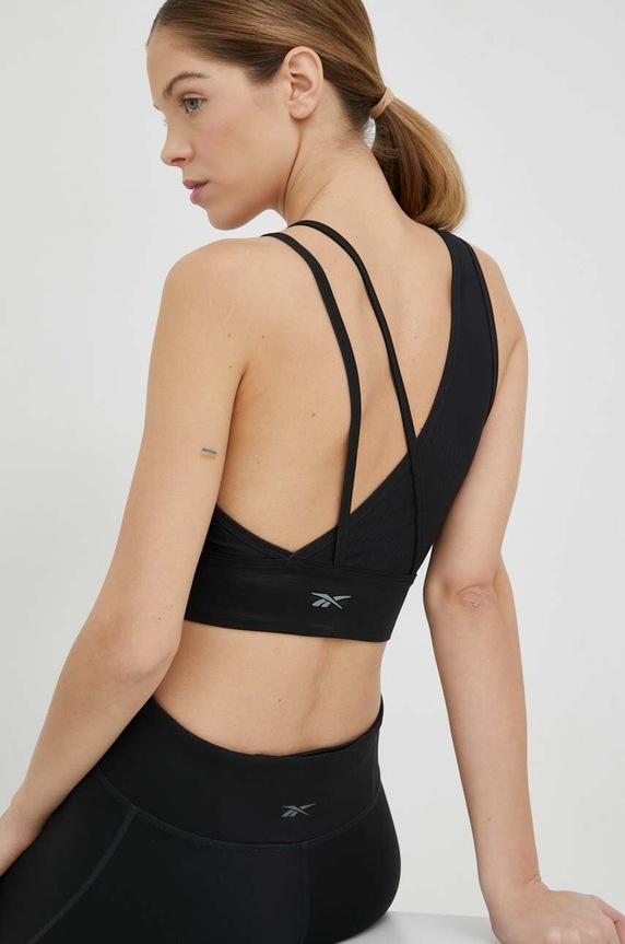 Top προπόνησης Reebok slim μαύρο HS7803