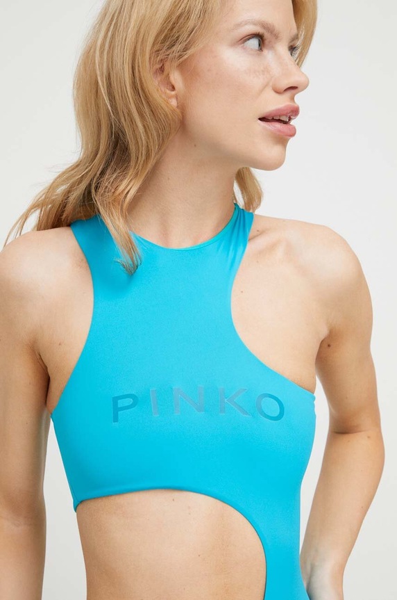 Pinko jednoczęściowy strój kąpielowy niebieski 101040.A0S4