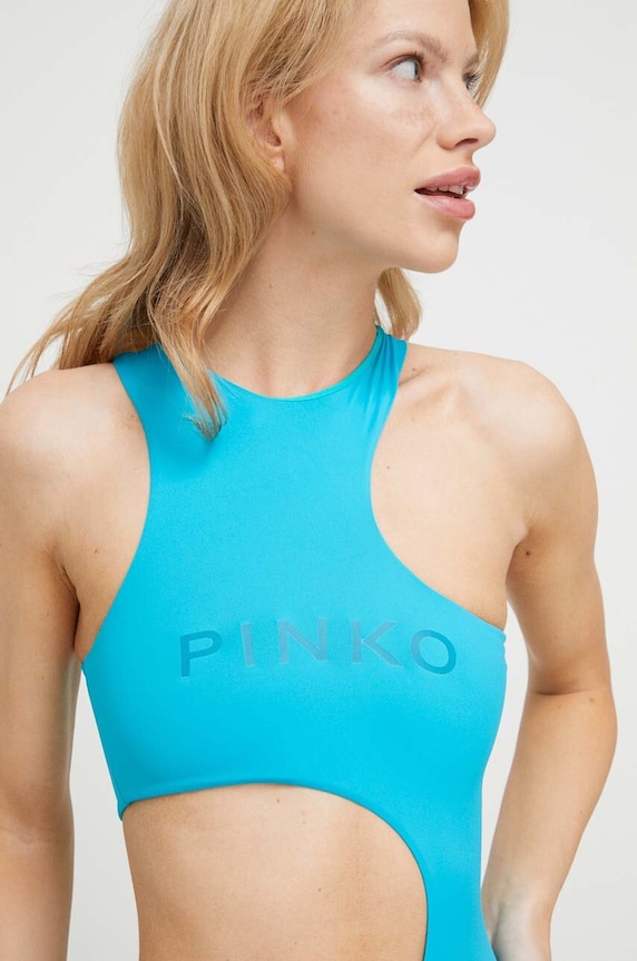 Pinko jednoczęściowy strój kąpielowy niebieski 101040.A0S4