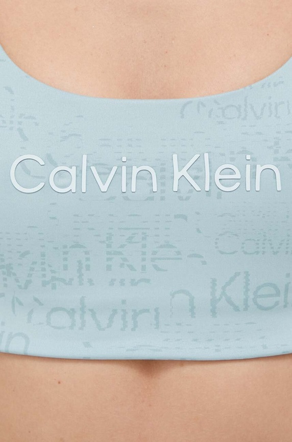 Calvin Klein Performance biustonosz sportowy Essentials 00GWS3K125 turkusowy