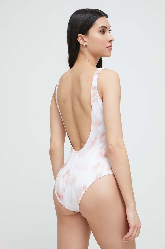 Armani Exchange jednoczęściowy strój kąpielowy 943005.CC600 biały SS23