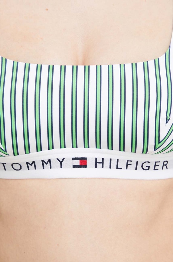 Tommy Hilfiger biustonosz kąpielowy zielony UW0UW04560.PPYX