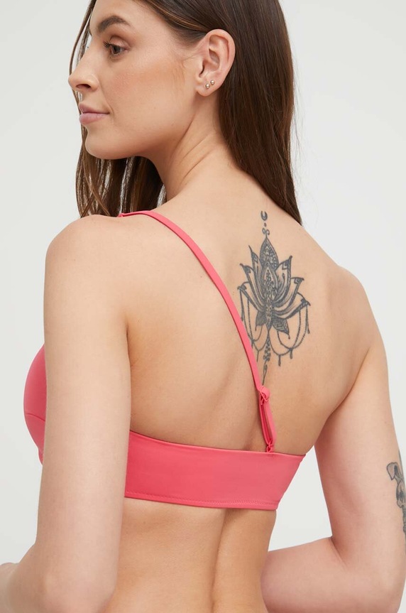 Tommy Jeans biustonosz kąpielowy UW0UW04078.PPYX różowy SS23