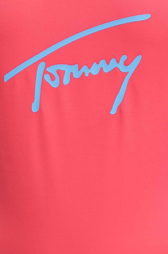 Tommy Jeans jednoczęściowy strój kąpielowy różowy UW0UW04093.PPYX