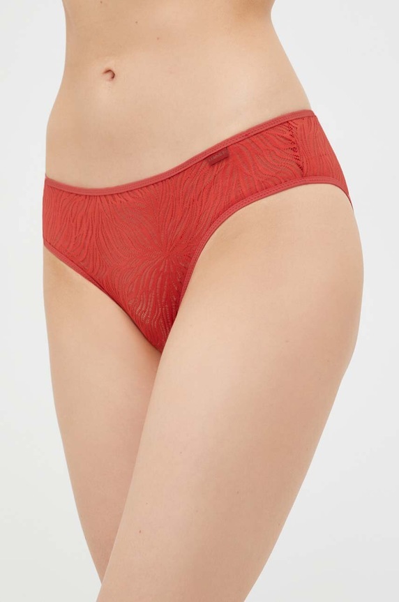 Calvin Klein Underwear figi dzianina czerwony 000QF6879E.PPYX