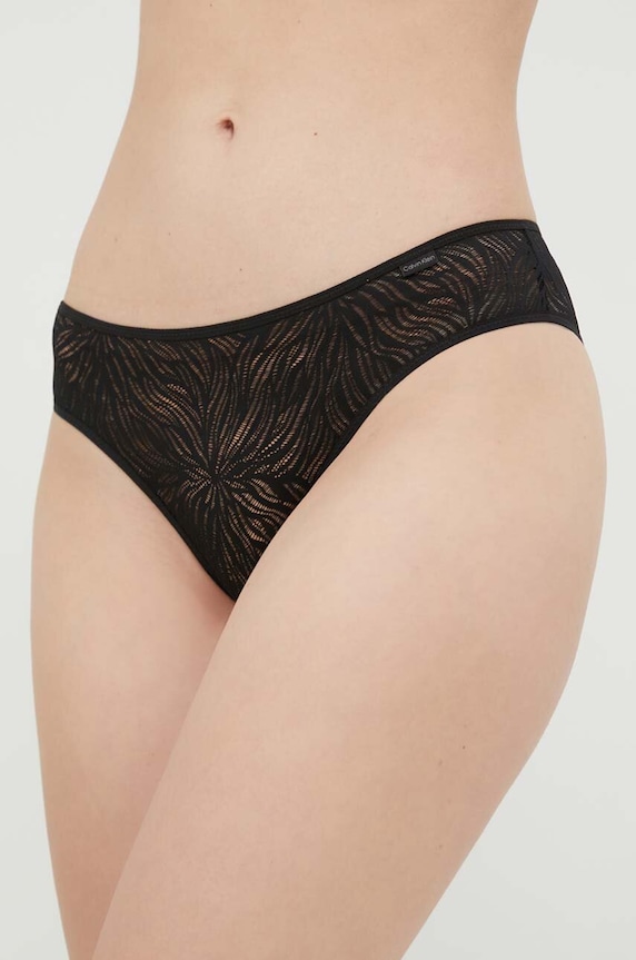 Nohavičky Calvin Klein Underwear nohavičky čierna 000QF6879E.PPYX