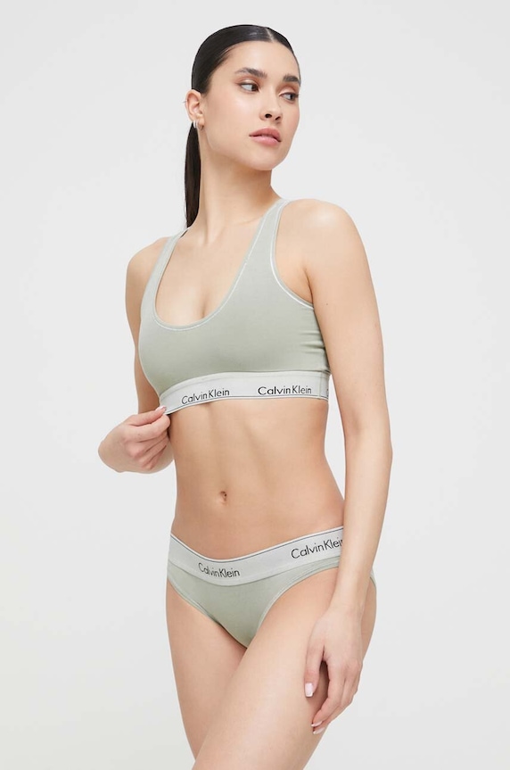 Odzież Calvin Klein Underwear biustonosz 000QF7294E.PPYX zielony