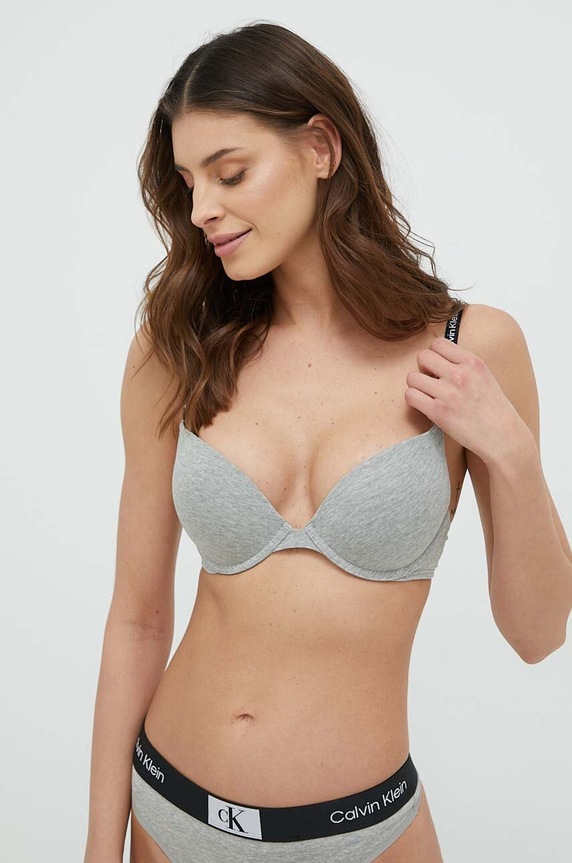 Grudnjak Calvin Klein Underwear siva 000QF7220E.PPYX