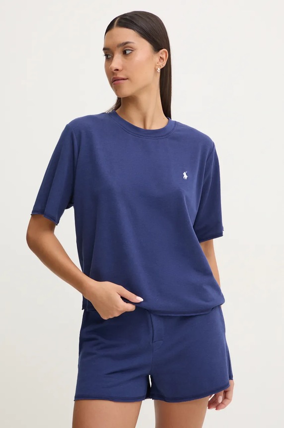Oblečení Polo Ralph Lauren pyžamo dámské 4P8029 námořnická modř