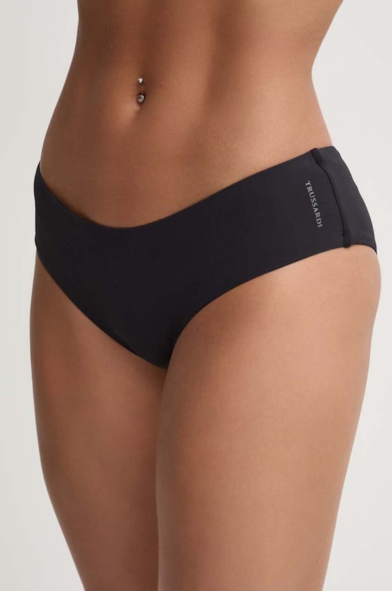 Trussardi figi kąpielowe dół czarny TRU1WBT05