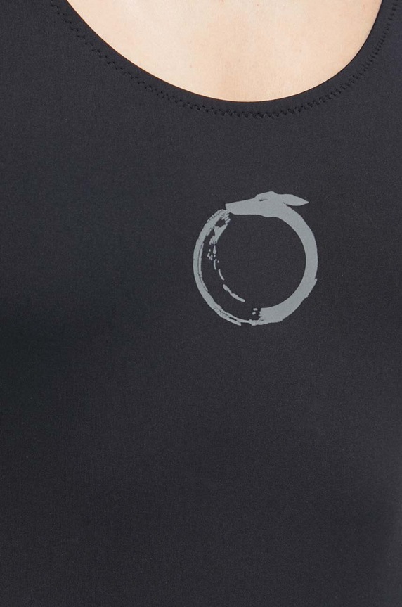 Trussardi egyrészes fürdőruha TRU1WOP08 fekete