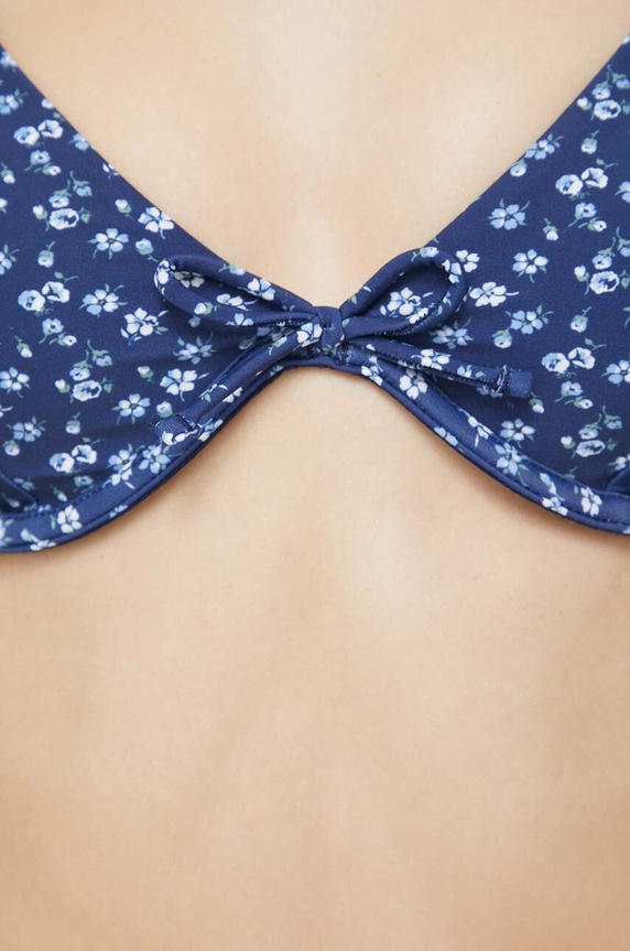 Bikini top Hollister Co. KI311.3196.218 μπλε